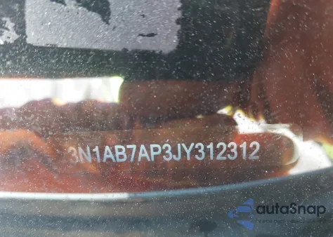 2018 Nissan Sentra Sr из США, поврежденный, VIN 3N1AB7AP3JY312312